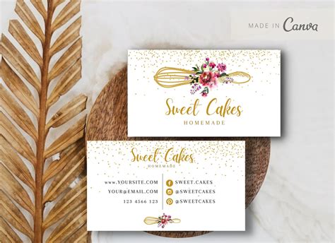8 best Business Cards for Cake Decorating and Bakery images on